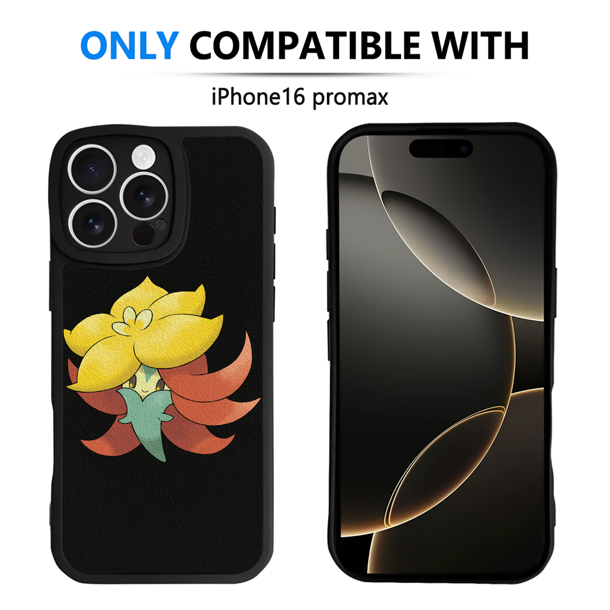 （画像用） ポケットモンスター Pokémon 【iPhone 16シリーズ対応】シリコンスマホケース（レザー調） 材質：シリコン